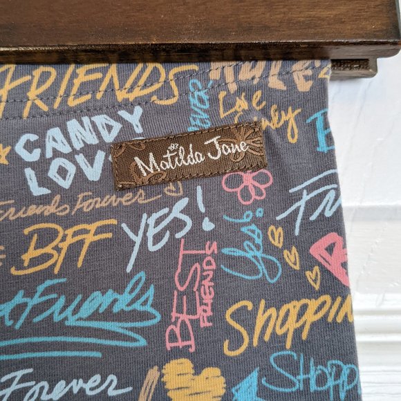 Matilda Jane Paint by Numbers Katydid Neilah Dress and Doodle Leggings Size 4T - Picture 11 of 12